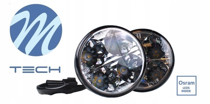 SWIATLA JAZDY DZIENNEJ OKRAGLE OSRAM LED M TECH Weight with packaging 0 565 kg
