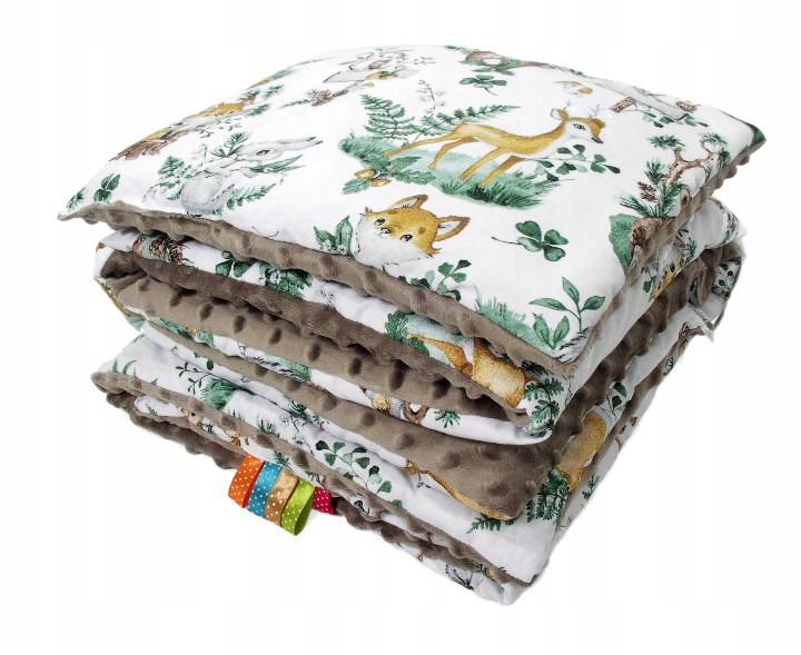 

kocyk Minky 75x100 kołderka poduszka