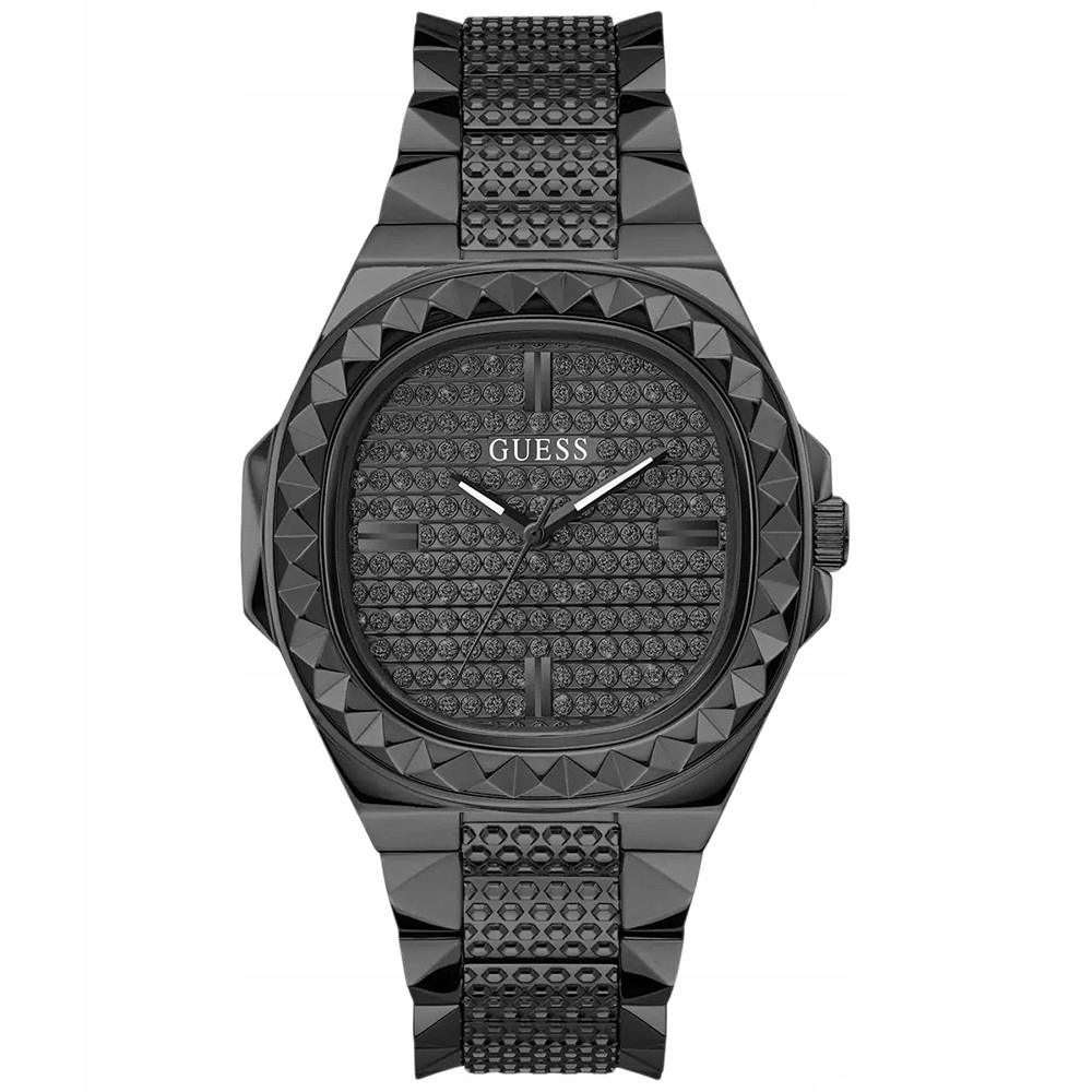 Pánské Hodinky Guess GW0622G2 černý náramek