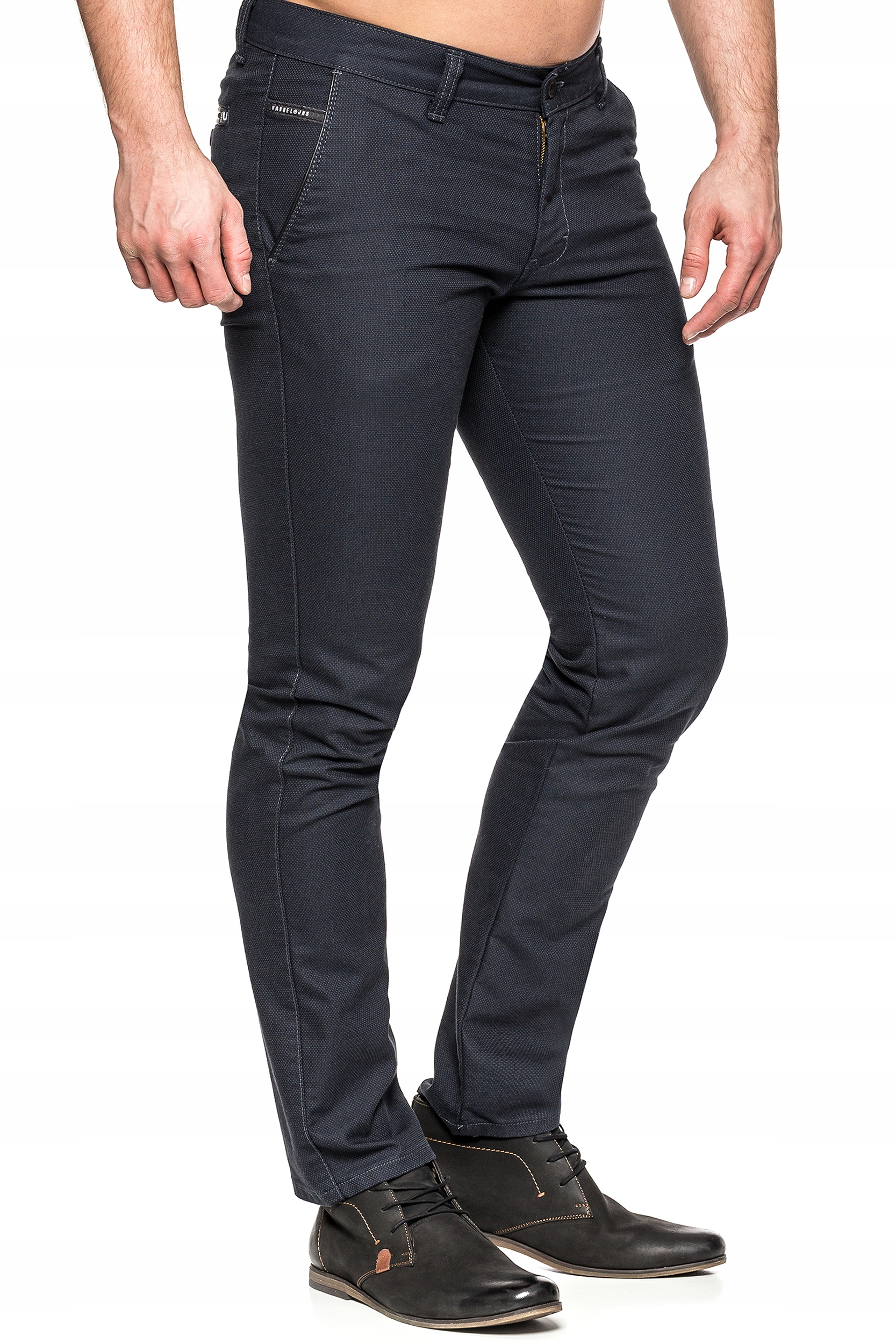 SPODNIE MĘSKIE CHINOSY VANKEL JEANS 045 -100cm/L32 Fason chinos