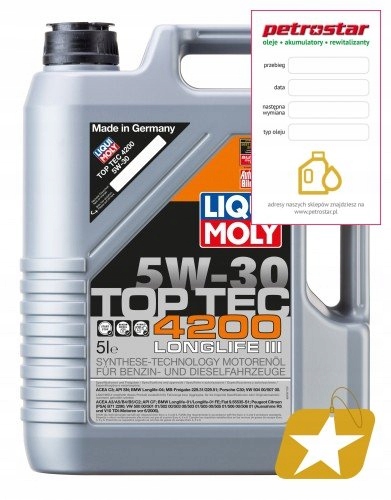 LIQUI MOLY TOP TEC 4200 5W30 5L