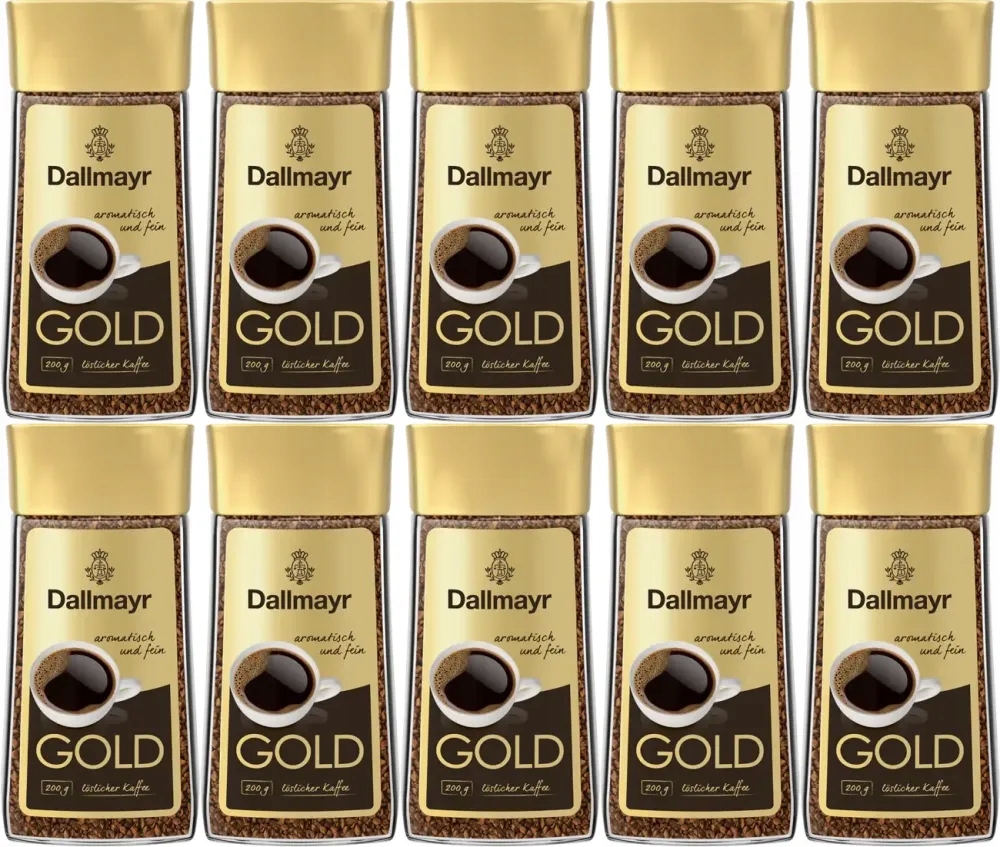 Kawa rozpuszczalna Dallmayr Gold 200g 100% Arabica x10