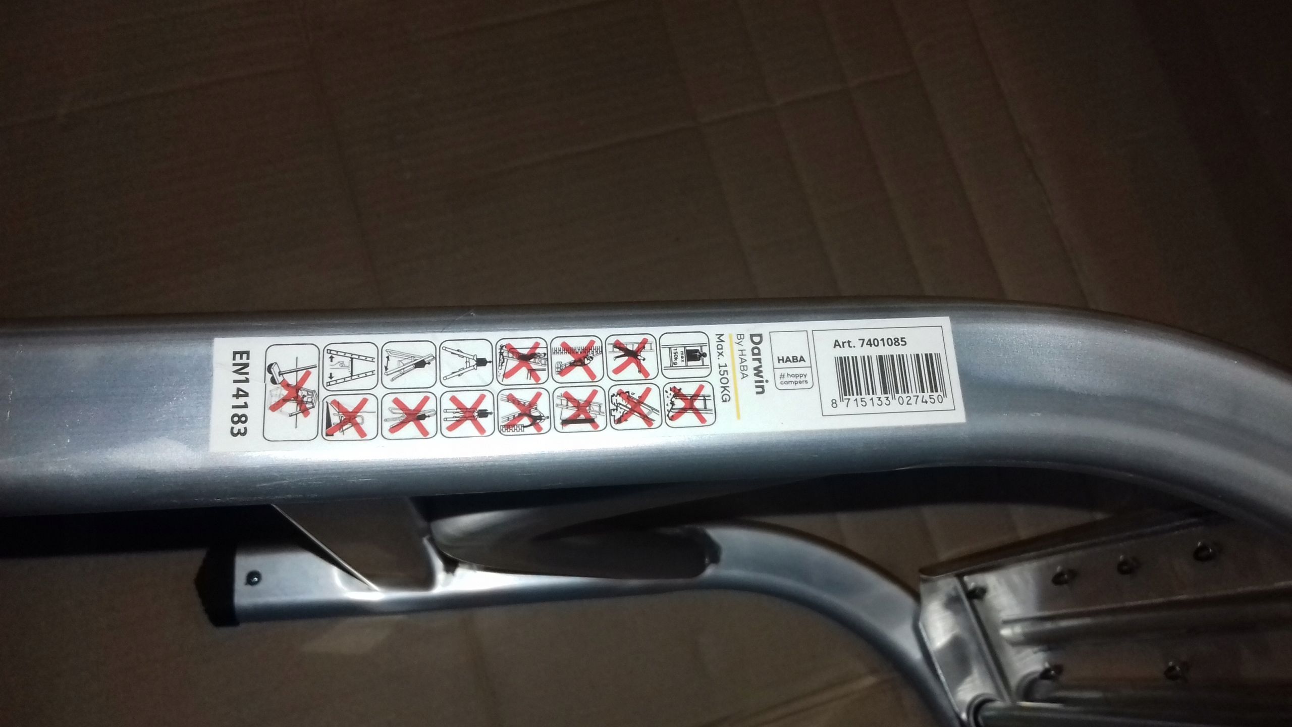 Stopien wejsciowy do kampera przyczepy HABA DARWIN EAN 8715133027450