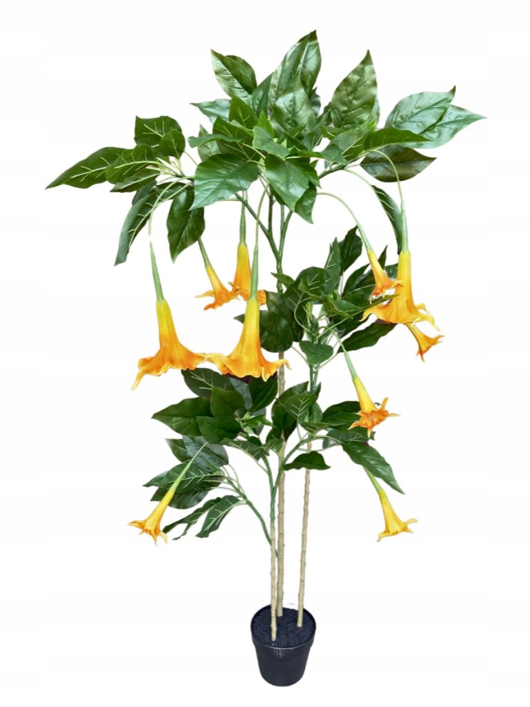 Datura v kvetináči 160 cm umelé kvety