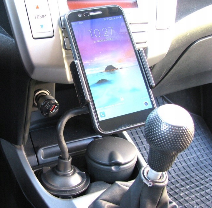 UCHWYT SAMOCHODOWY NA TELEFON ELASTYCZNY KUBEK Marka Inna