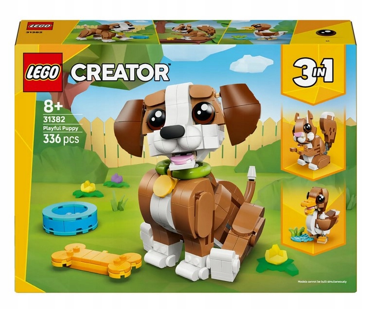 Stavebnice Roztomilá Zvířátka Zkažené Štěně 31382 Lego Creator