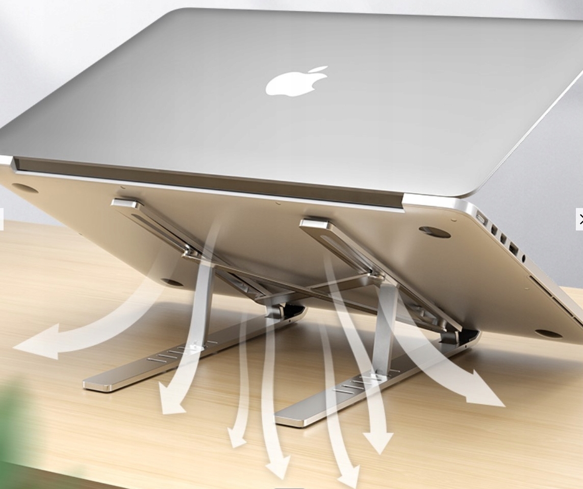 PODSTAWKA STOJAK STATYW NA NOTEBOOK TABLET SKŁADANY CZARNY Stan opakowania oryginalne