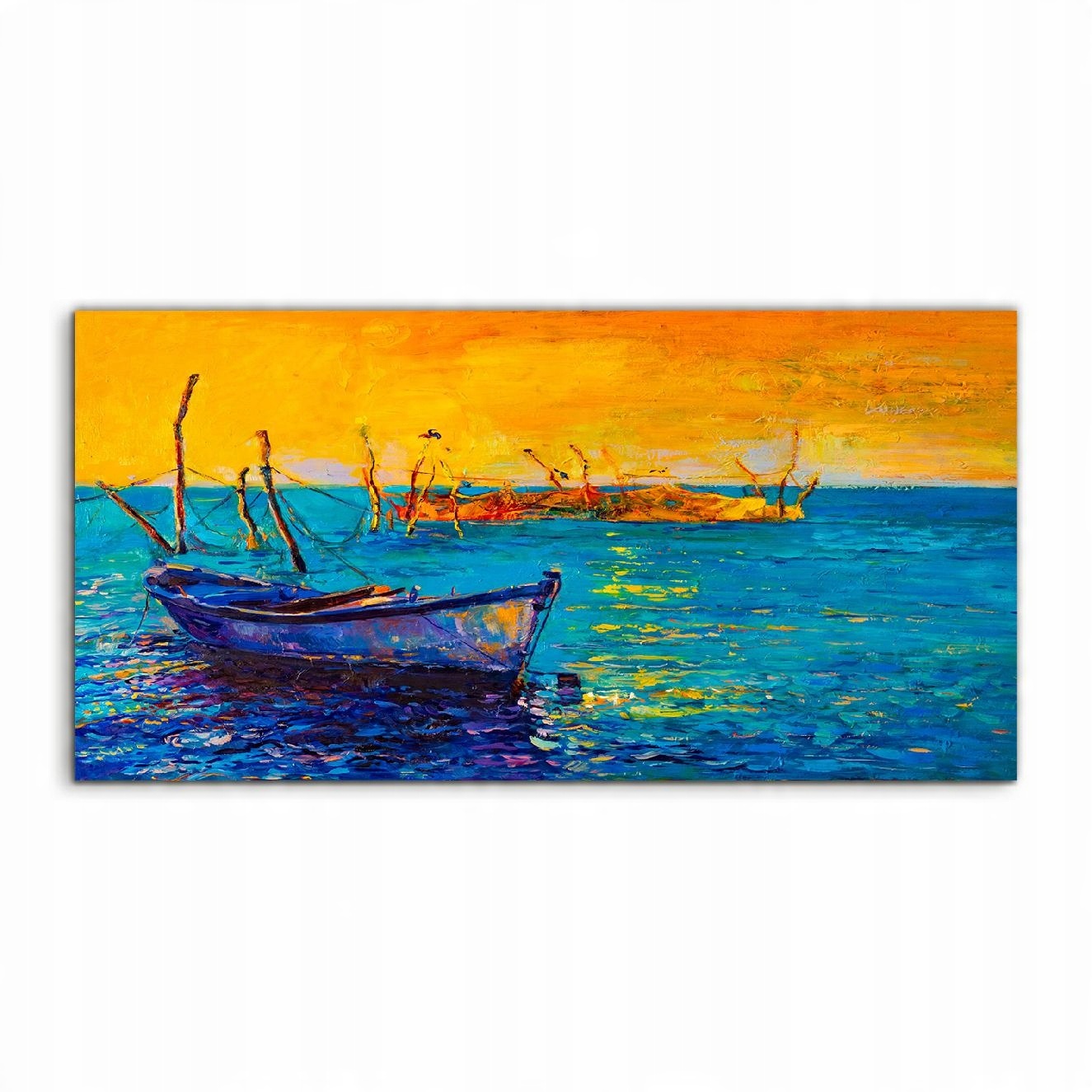 

Obraz akrylowy 140x70 na ścianę Ocean Łódka Morze