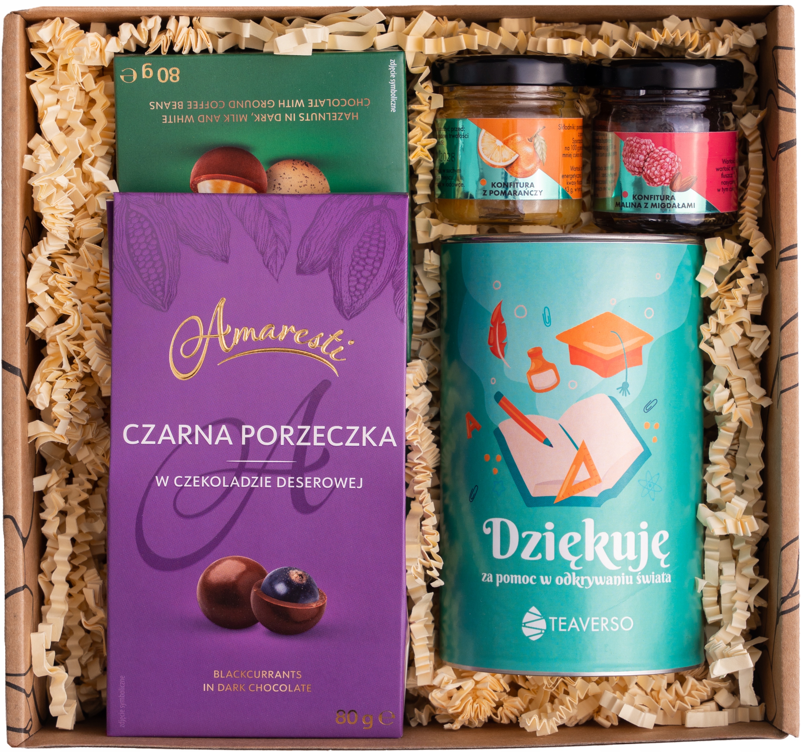 Levně Sada Dárkových Košů Čaj Poděkování Dárek Pro Učitele