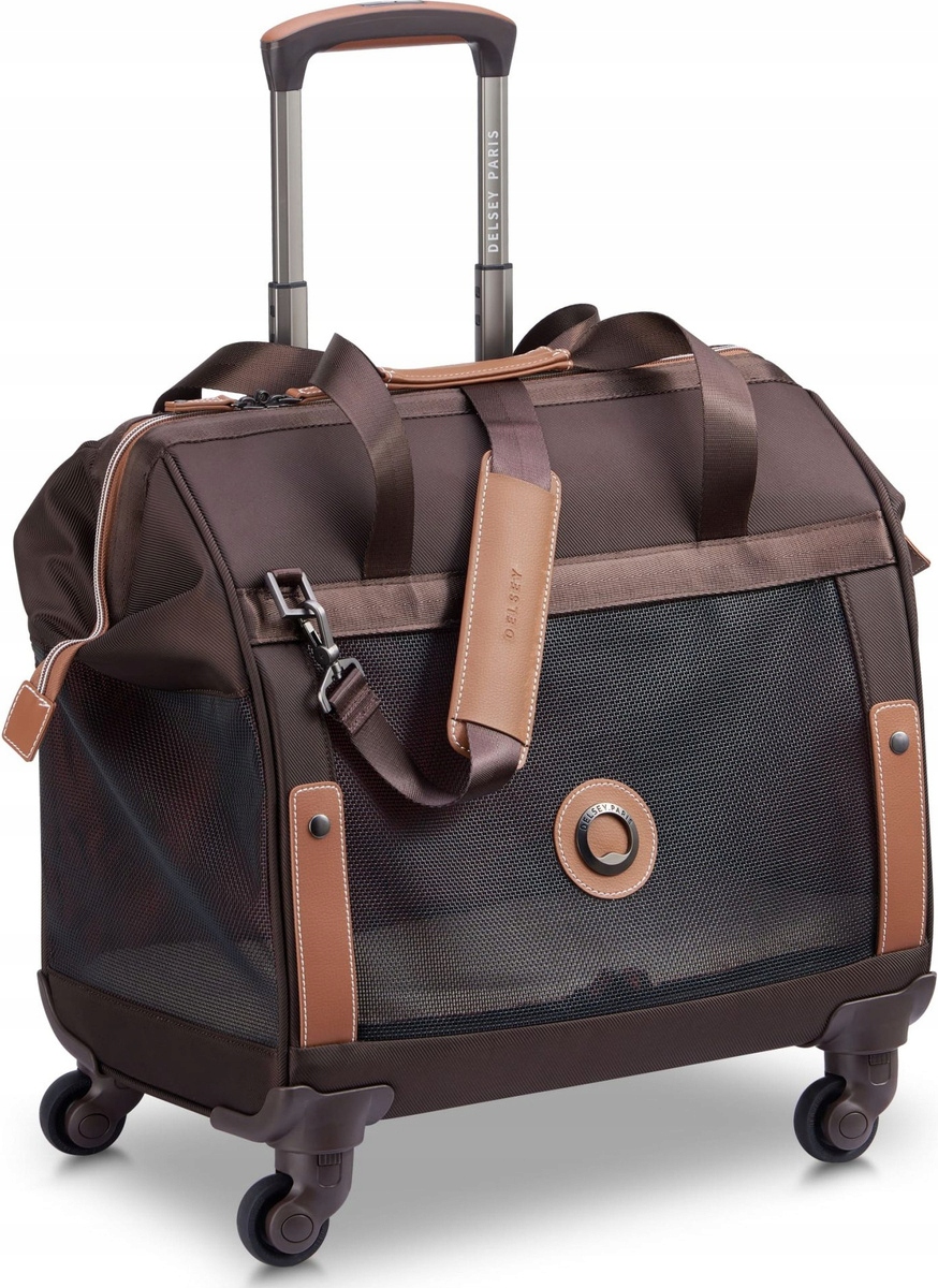 Levně Taška na kolečkách pro přepravu zvířat Delsey Chatelet Air 2.0 Brown