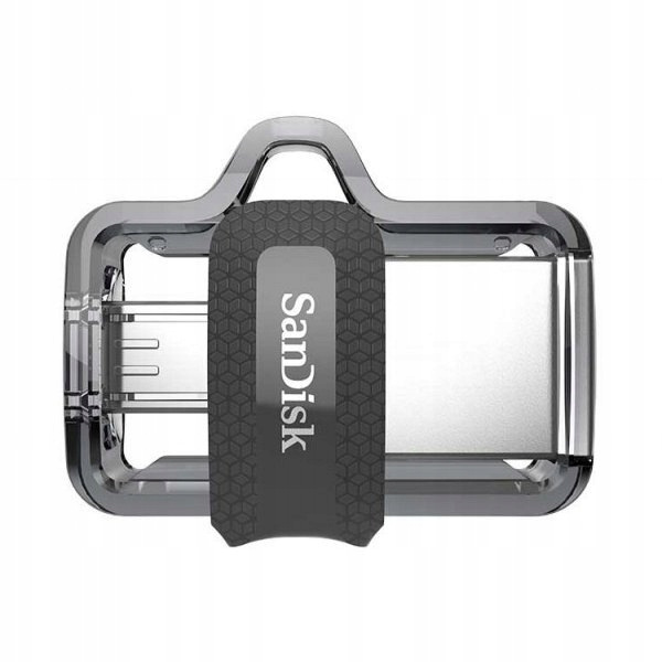 Pendrive SanDisk Ultra DualDrive 64 GB Micro-USB, USB 3.0 szary