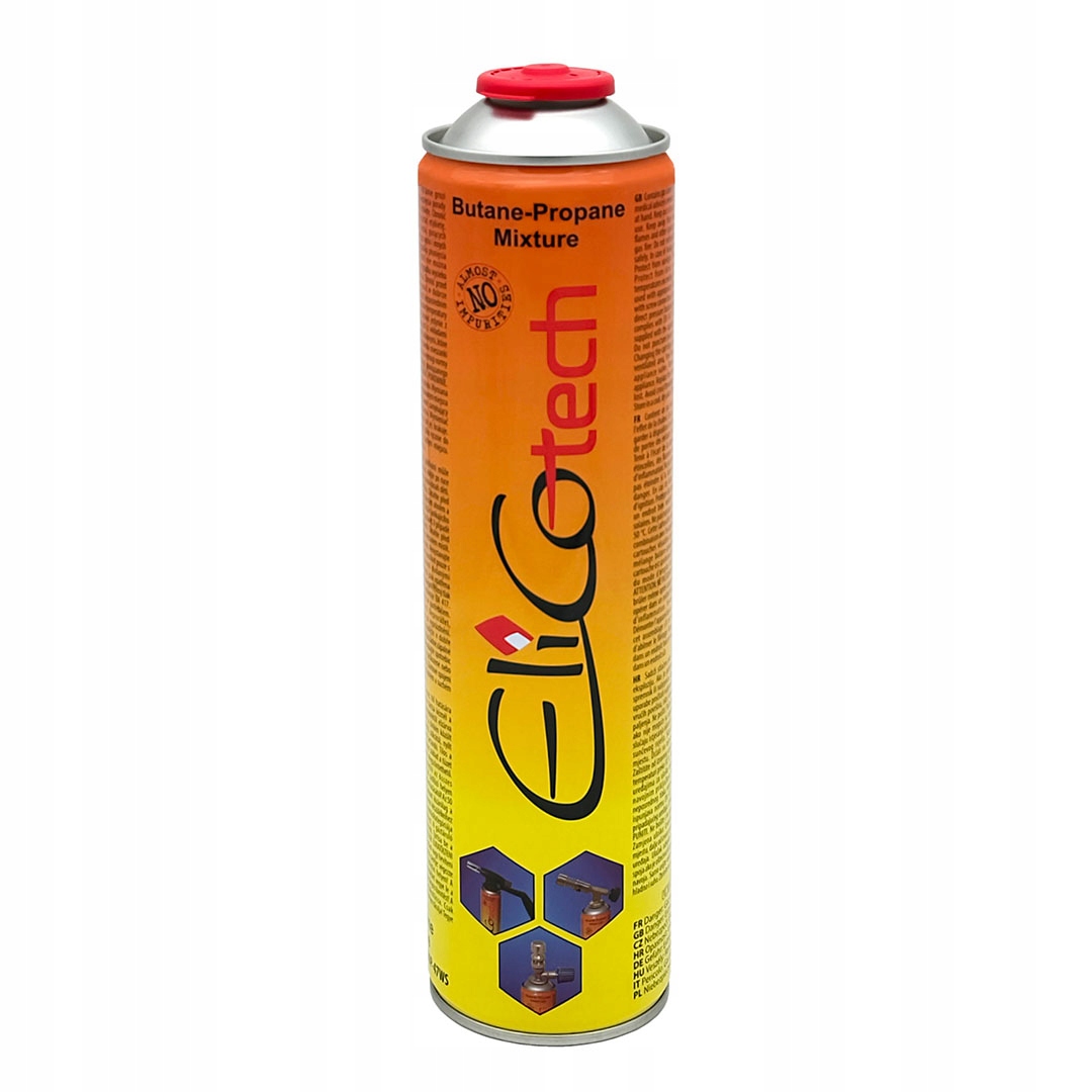 Nabój gazowy ELICOtech 60600 propan-butan śrubowy 336g/600ml