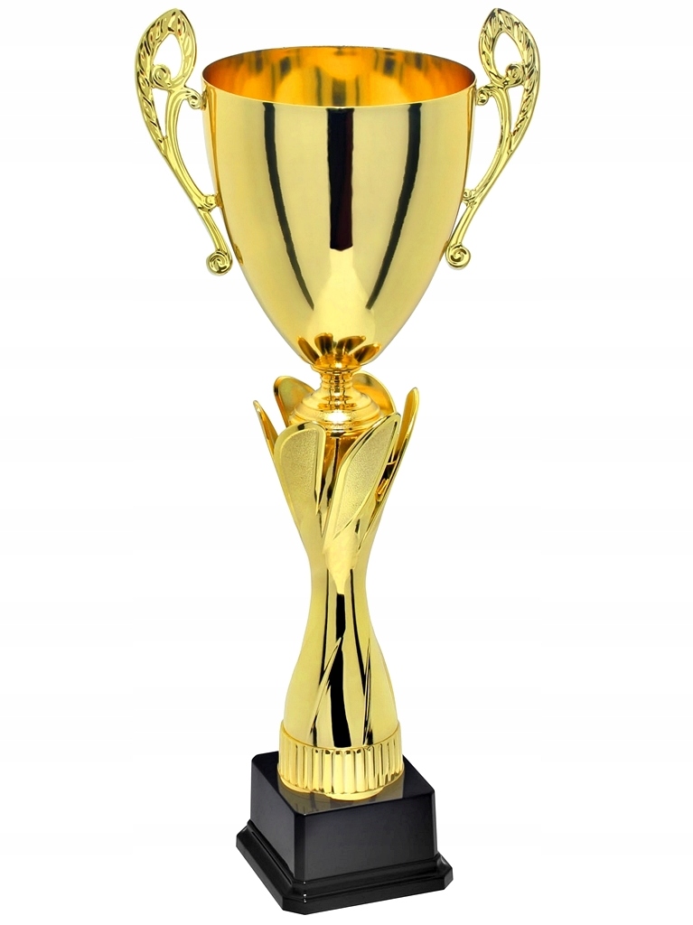 X802E Pohár zlatá barva R-100 mm H-350 mm (tab. 52x26 mm)