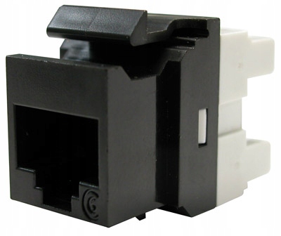 

Gniazdo RJ45 kat6 keystone PowerCAT6 czarny Molex