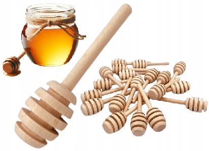 Dřevěný medovník naběračka na med 10 cm 100 kusů