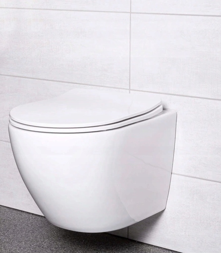 MISA WC RIMLESS POLSKI STELAŻ PRZYCISK SZKLANY Marka Kerra