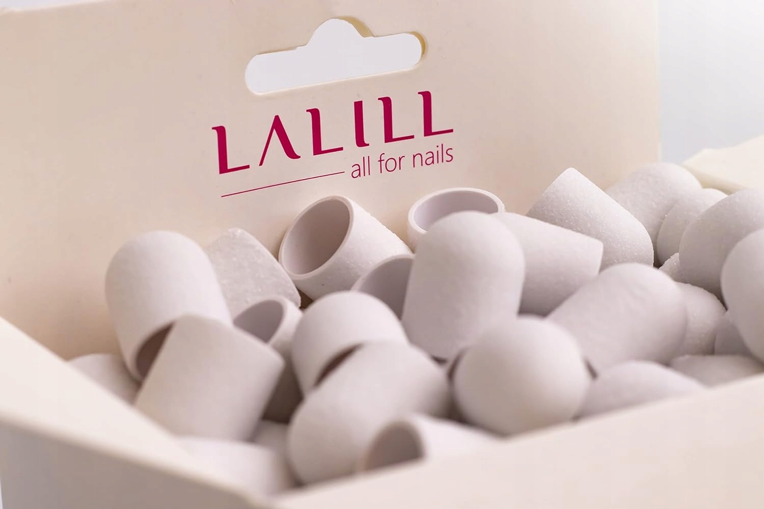 Nakładki ścierne Lux pedicure 10mm #150 Box. Lalill