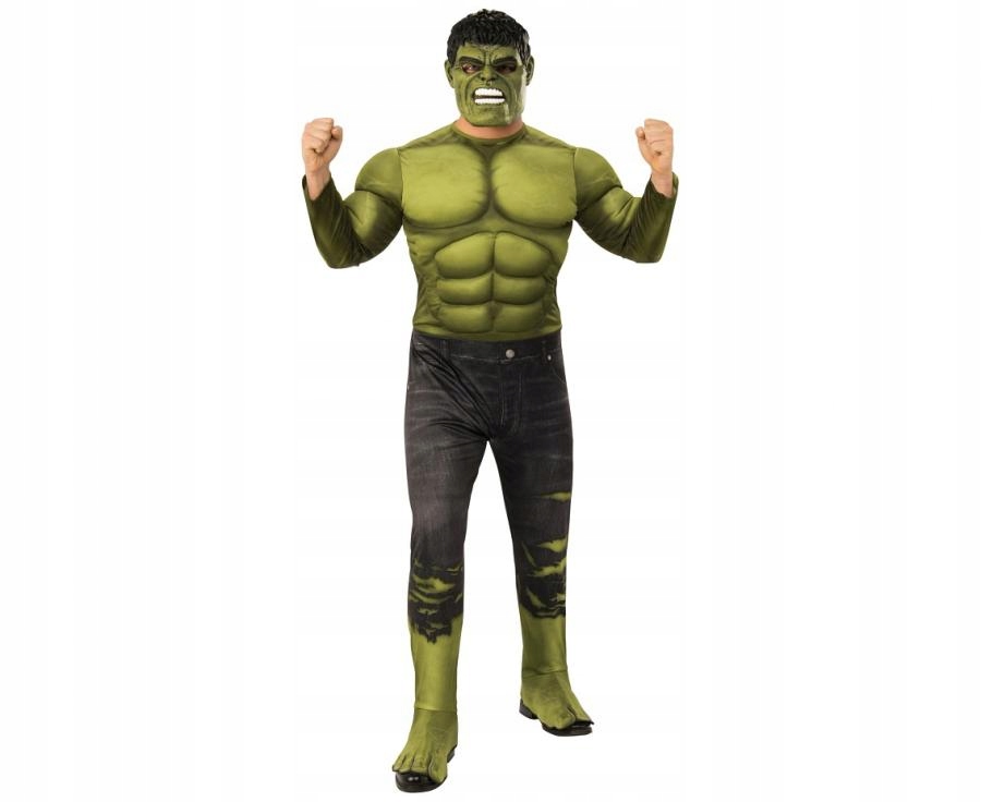 Kostým pro dospělé Hulk (kombinéza s maskou), vel XXL