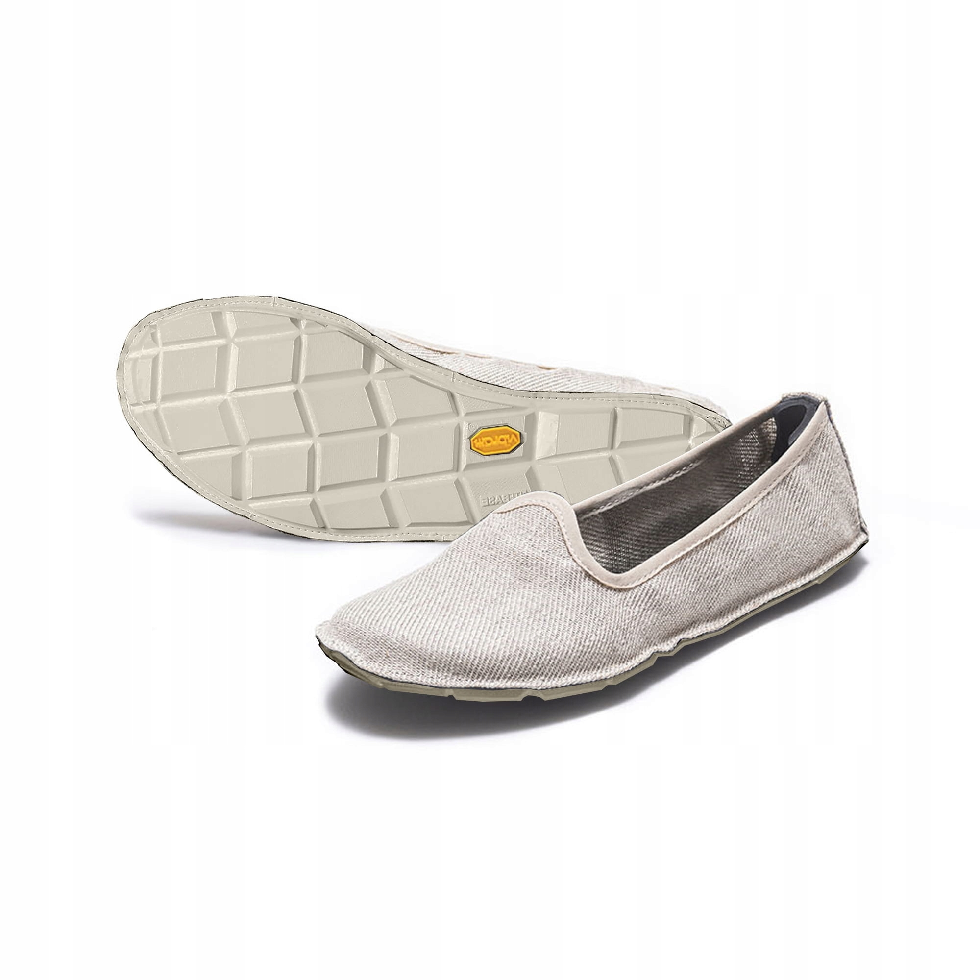 Dámské barefootové každodenní boty Vibram OneQ Slipon Hemp 42 béžové