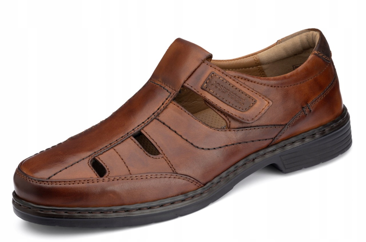 Josef Seibel brązowe męskie buty na lato 42