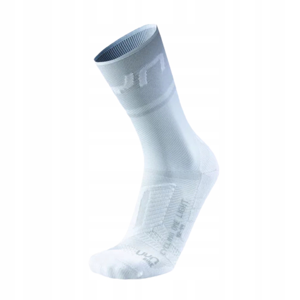 Ponožky cyklistické ponožky Uyn One Light white/silver 39-41