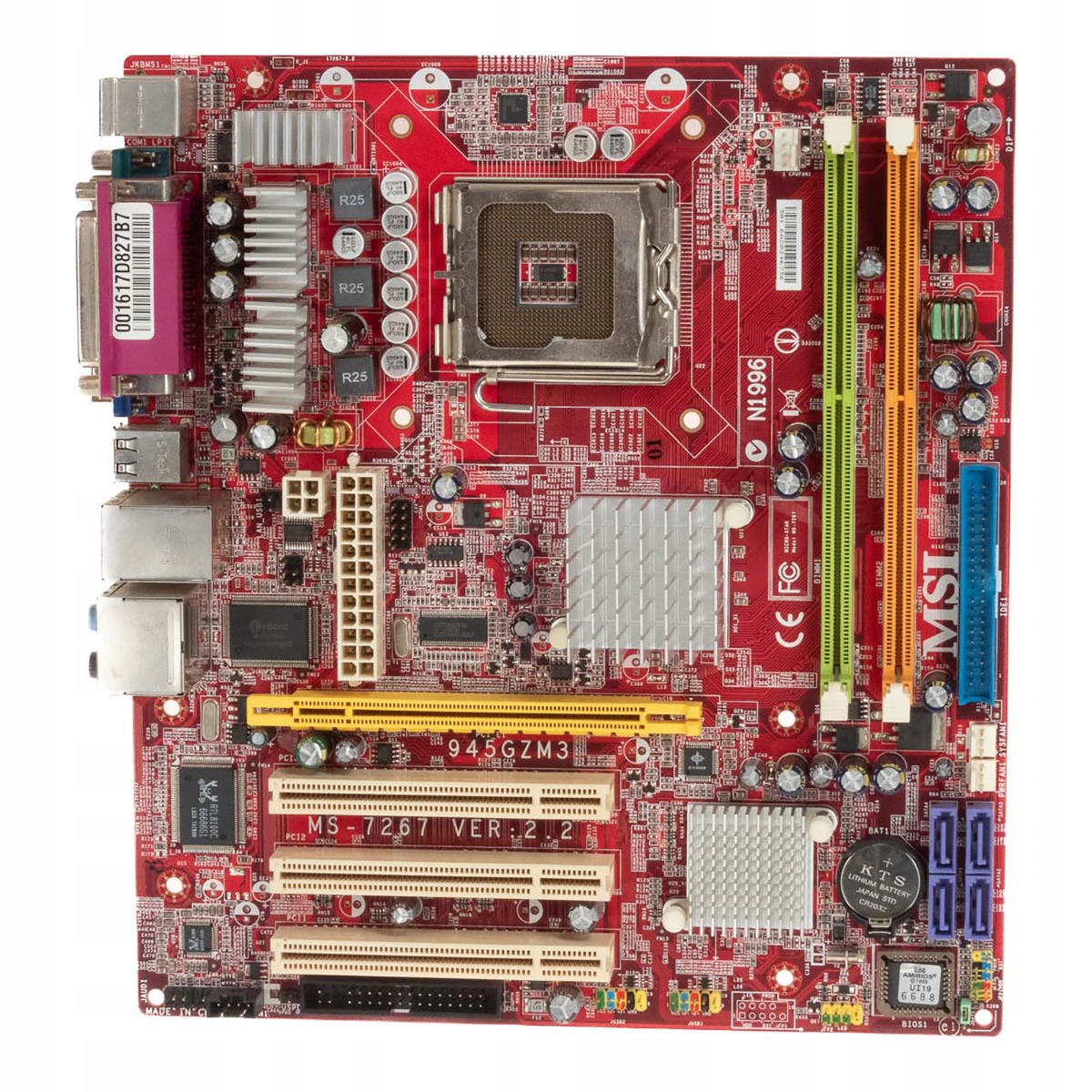 Msi MS-7267 VER:2.2 945GZM3-L Socket 775 DDR2 PCIe Pci Sata Ide mATX