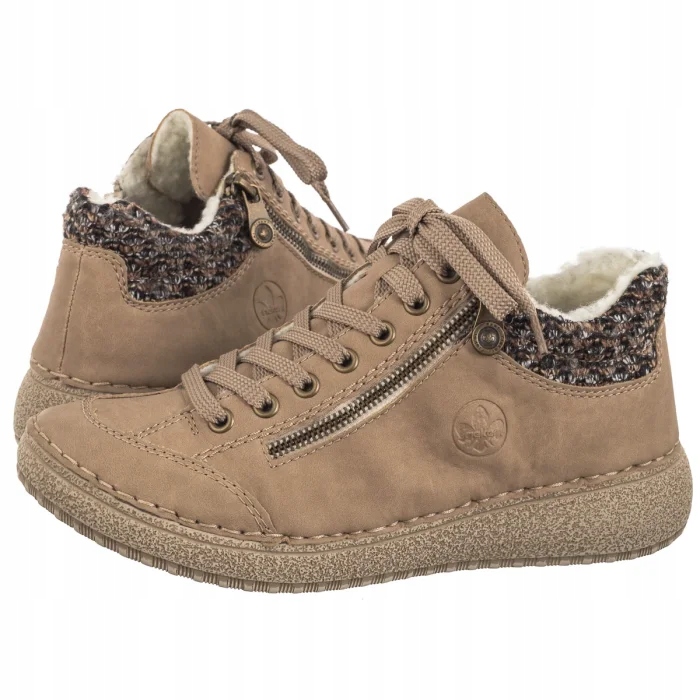 Polobotky Dámské Kotníkové Boty Rieker Béžová 50903-20 Béžová