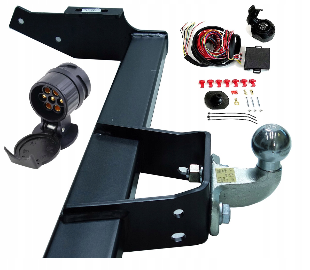 HAK HOLOWNICZY+MODUŁ+7PIN13P RENAULT TRAFIC 3 III Homologacja tak