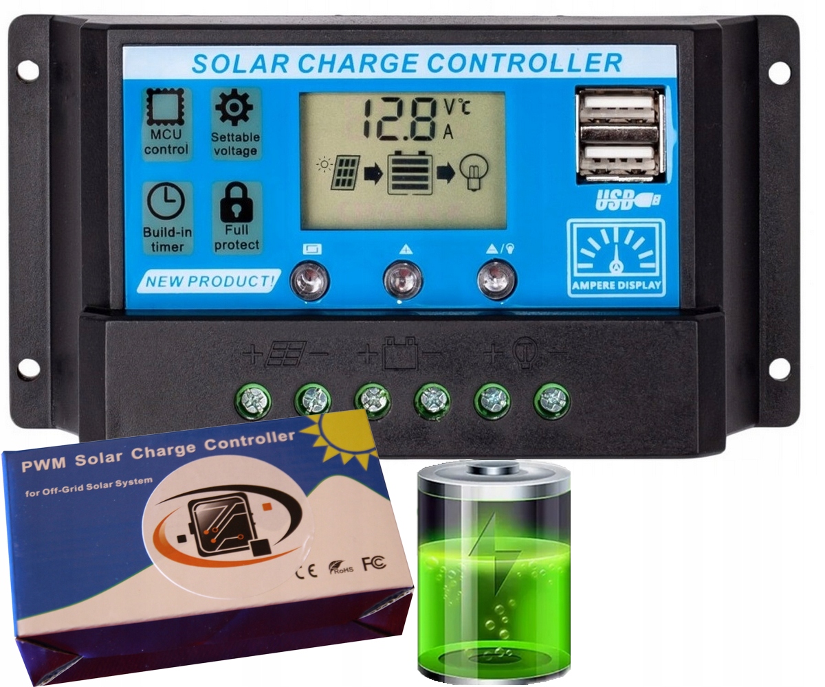 Firemní Solární Regulátor Nabíjení 12V 24V 60A