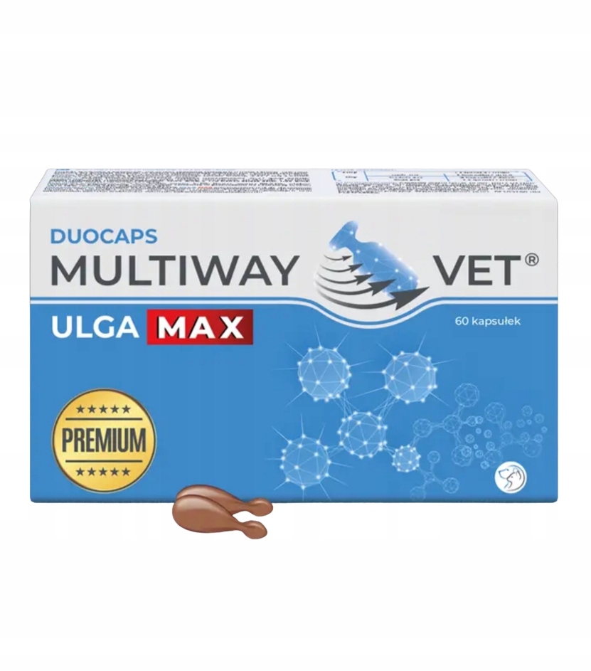 Multiway Vet Duocaps Ulga Max dla Psa i Kota Wsparcie Komfortu 60 kaps