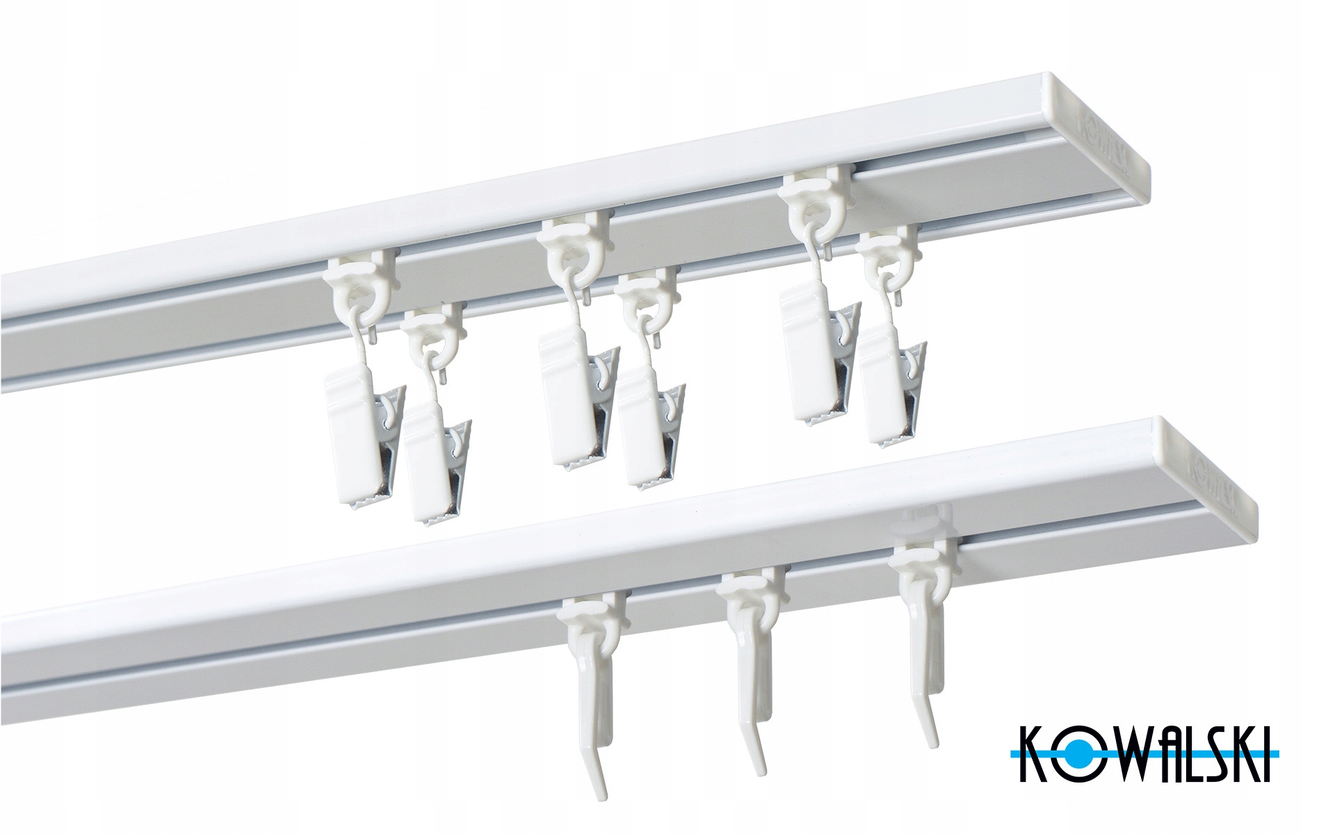 SZYNA SUFITOWA POJEDYNCZA 260 cm z agrafkami SLIM Kod producenta ZEST-SZYN-PJ-260-A-S