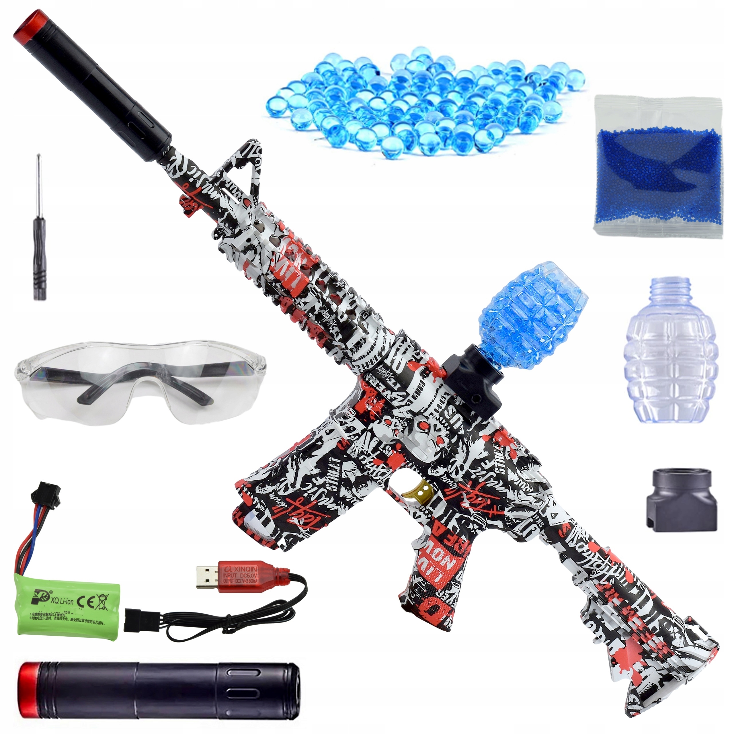 KARABIN AUTOMAT NA KULKI ŻELOWE PISTOLET DUŻY M416 karabin na kuli Rodzaj pistolety