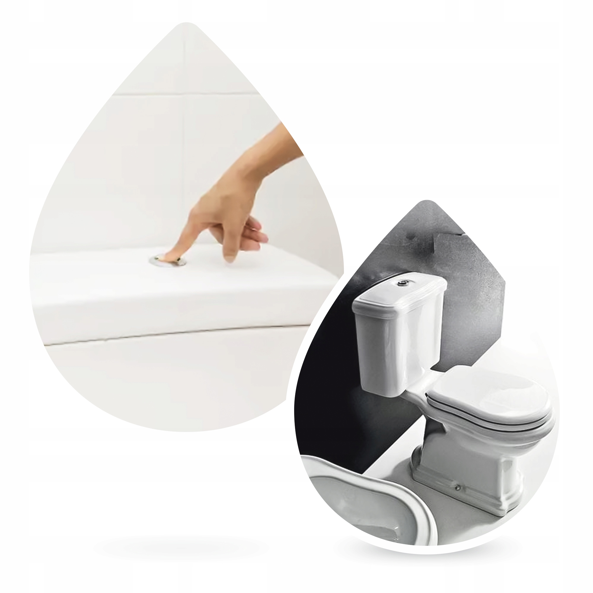 SPŁUCZKA WC Dolnopłuk TOALETOWA Zbiornik na Wodę Kompakt START STOP Zawory Linia UNIWERSALNA SPŁUCZKA DO KOMPAKTU PLASTIK