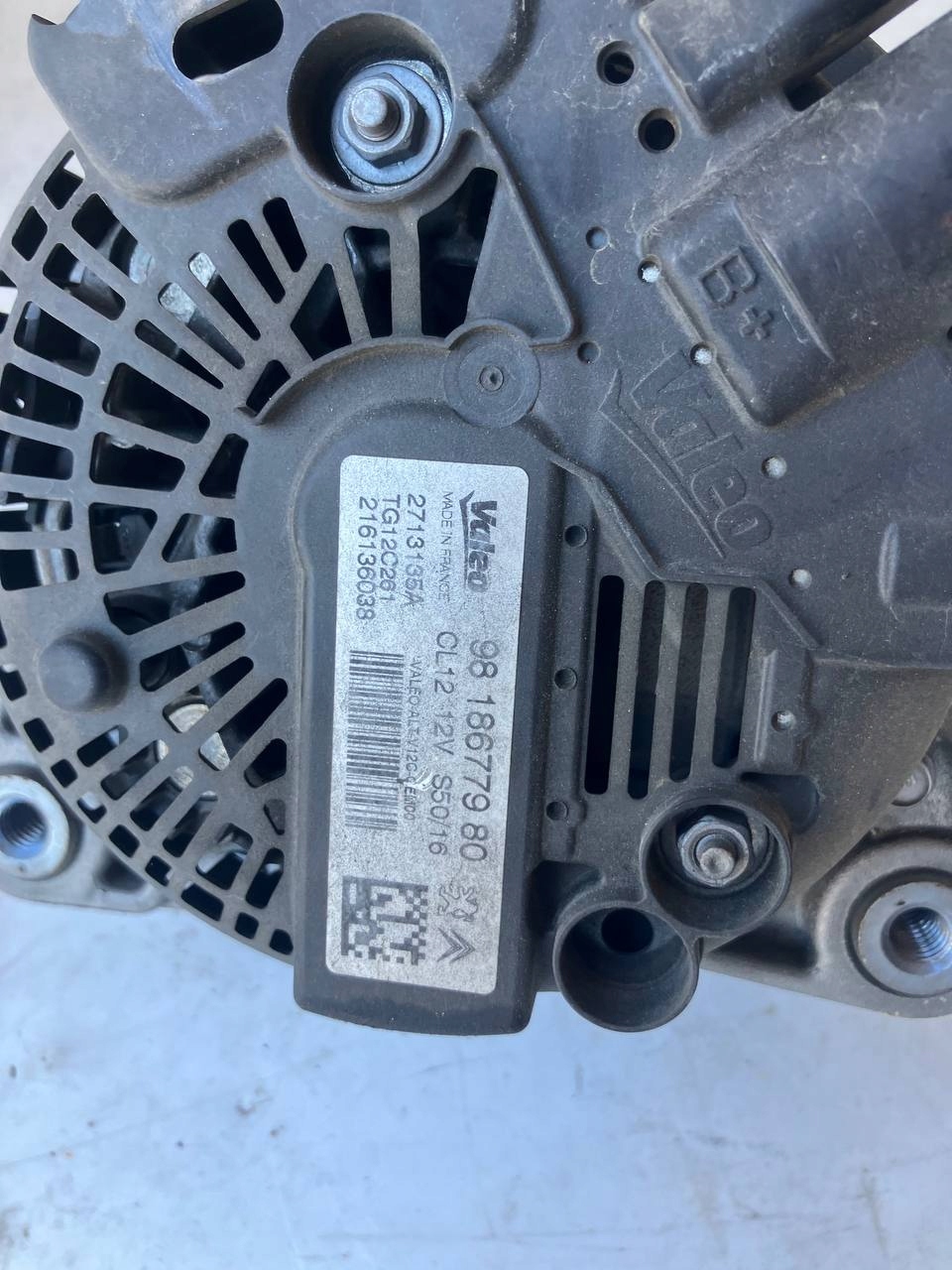 ALTERNATOR CITROEN C3 III 1.2 VTI 9818677980