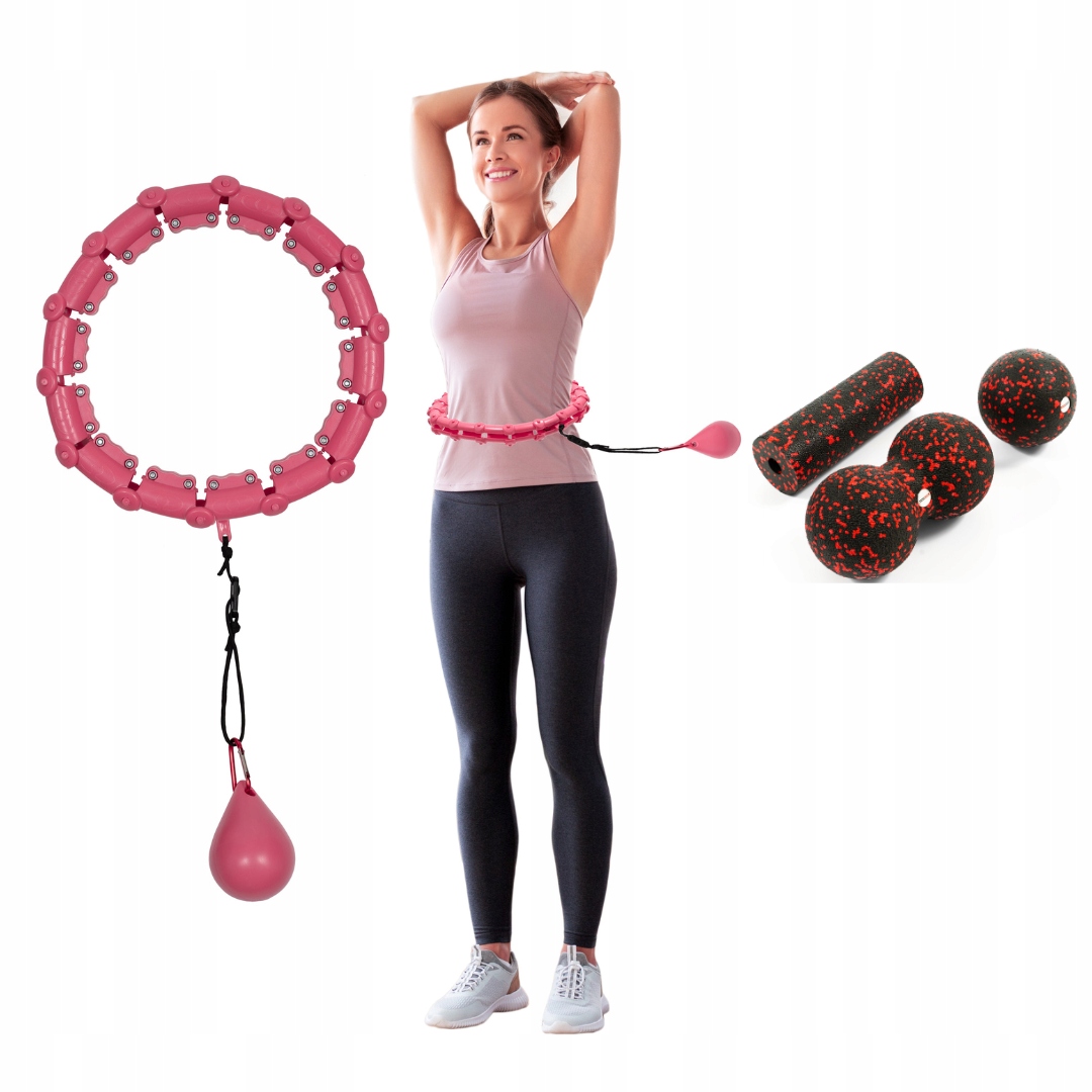 ODCHUDZAJĄCE HULAHOP Z MASAŻEREM FIT + OBCIAŻENIE