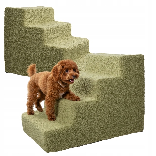 Rampa Schodky pro psa kočku 4 stupně Protiskluzová Plošina 40 cm Schody