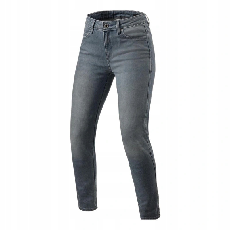 Dámske motocyklové džínsy Revit Marley Lady Sk Medium Grey Used sivé
