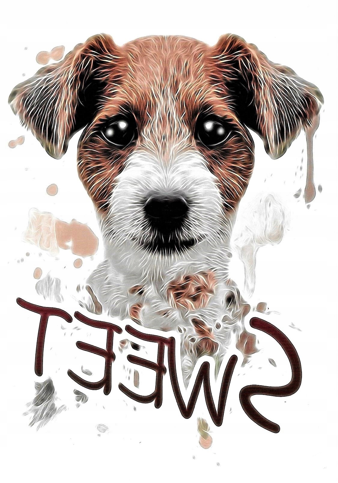 

Tatuaż zmywalny tymczasowy Piesek pies 3D