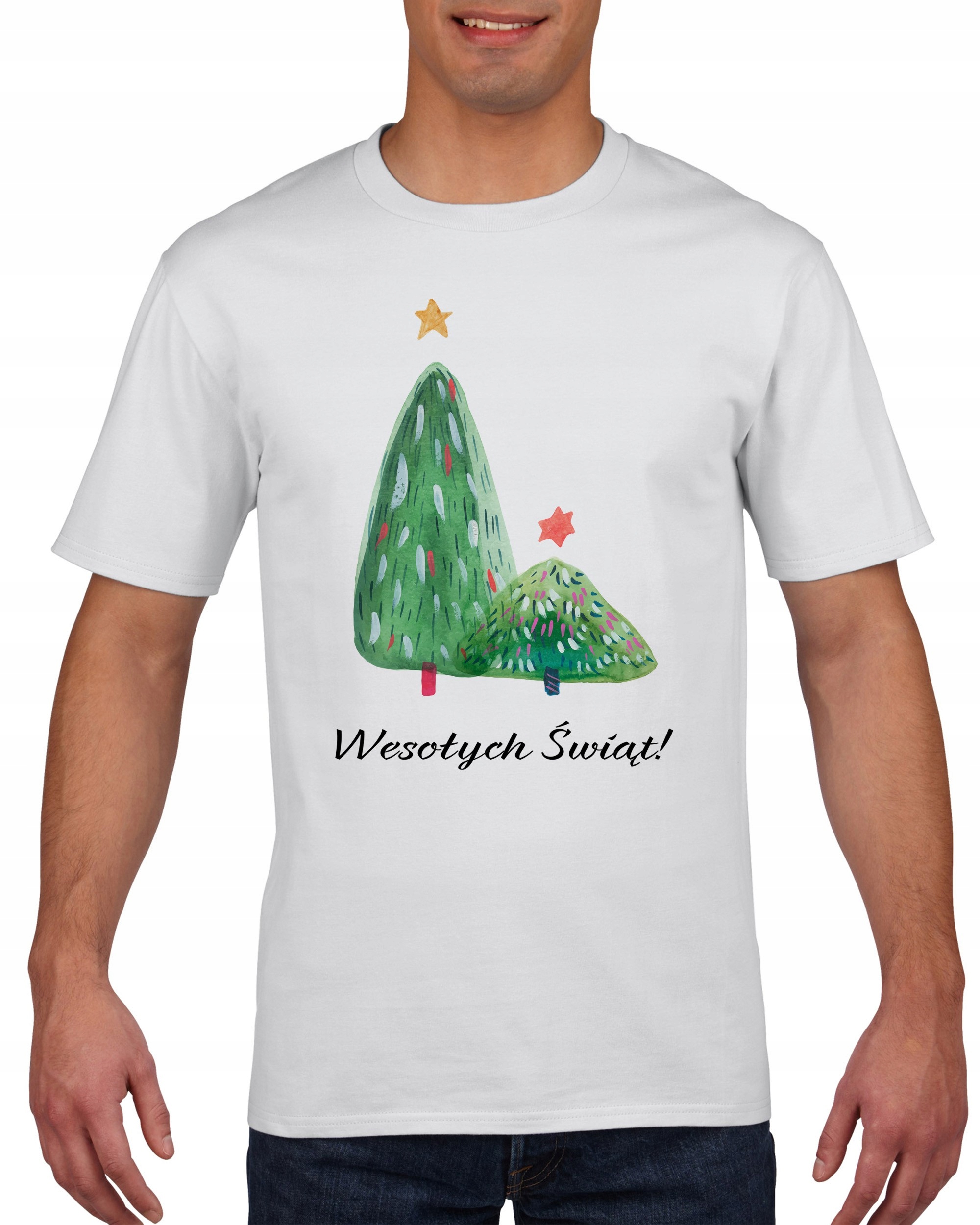 

Koszulka meska Wesolych Swiat Choinka M