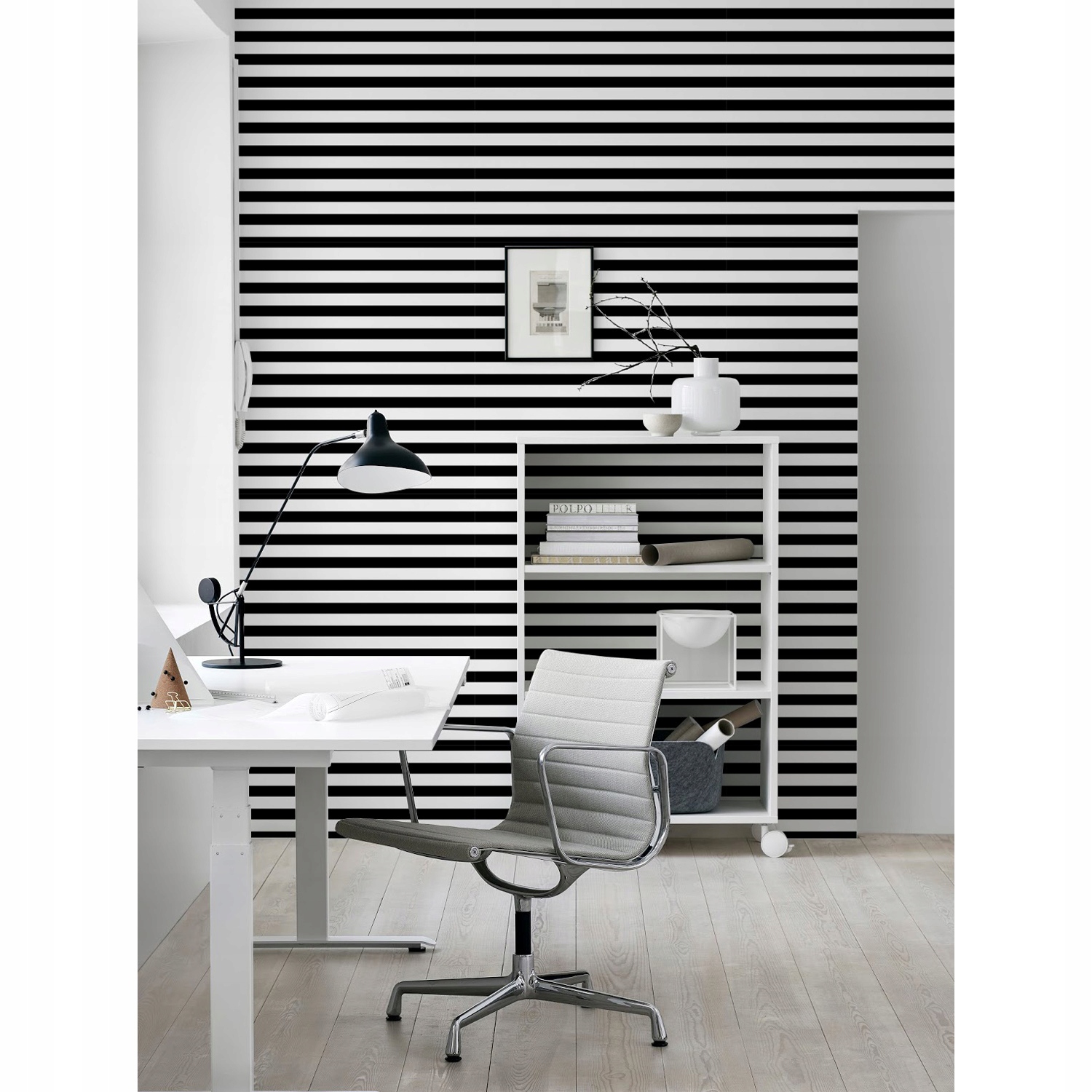 

Flizelina tapeta Czarno-białe pasy zebra 254x184cm