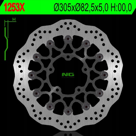 Ng Predný Brzdový Kotúč Triumph Tiger 800 10-18, Tigr 1215 12-17