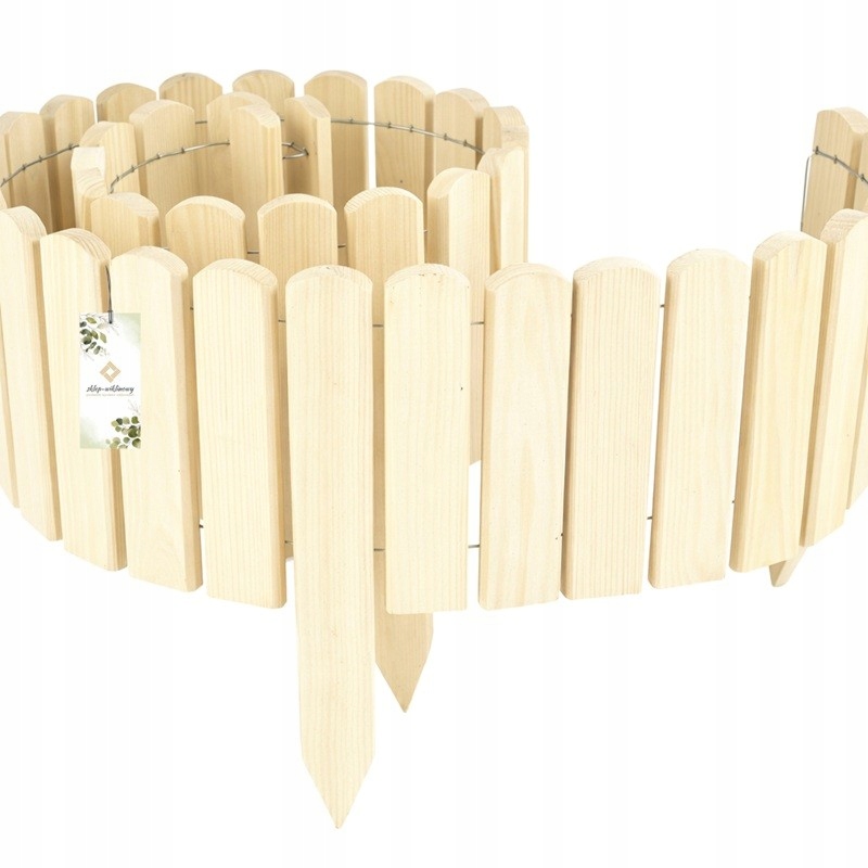 Rolborder Palisáda H20/35 cm 2 m Přírodní