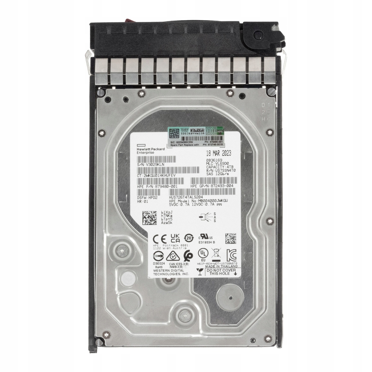 Hp 879480-001 4TB 7.2K 256MB SAS-3 3.5'' MB004000JWKGU