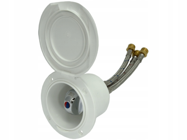 OBUDOWA Z MIESZACZEM OKRĄGŁA BIAŁA DO ŁODZI/JACHTU