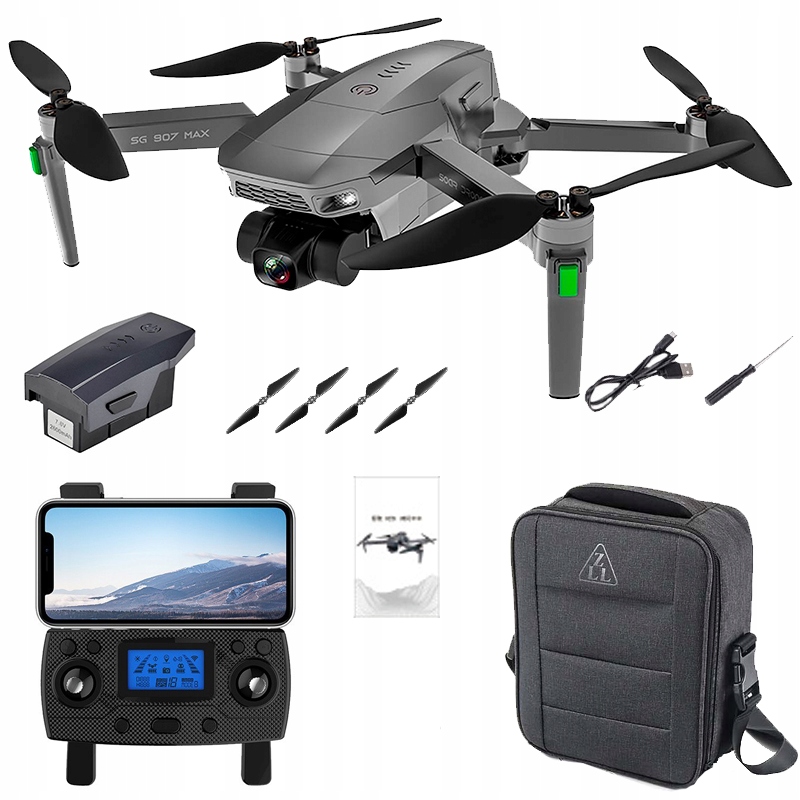 

Dron SG907 Max 4K Hd 2 Kamery Gimbal Gps Wifi 5G