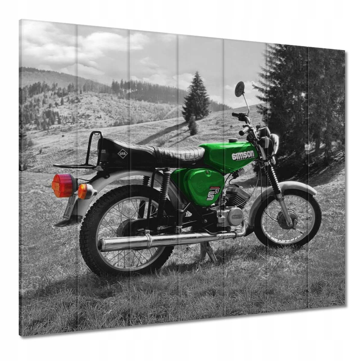 Obrazy 210x195 Zielony Simson S51 E