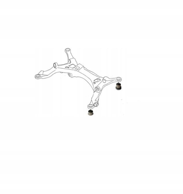 Volvo V70 S80 S60 XC70 Pouzdro Gumy Silentblocki Polštáře Rámu Sada T