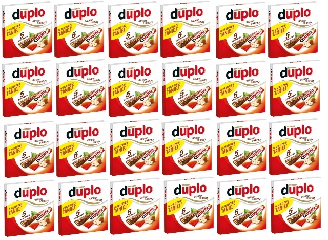 Levně 24 x 91 g Duplo ořechová oplatka 5-balení Karton