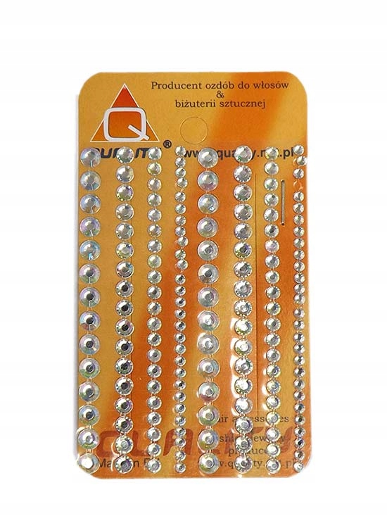 Naklejki Cyrkonie Okrągłe Ozdoby Do Włosów 308889