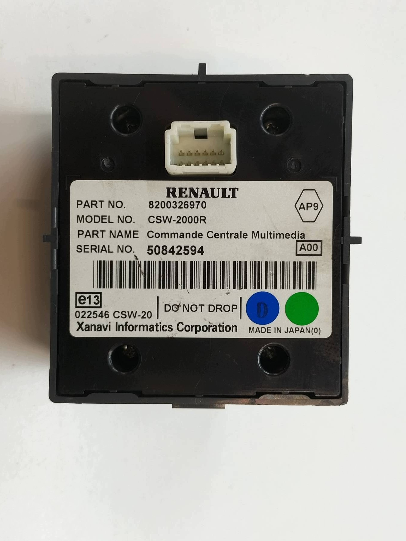 control panel RADIA 8200326970 Renault Laguna II (2000-2007)